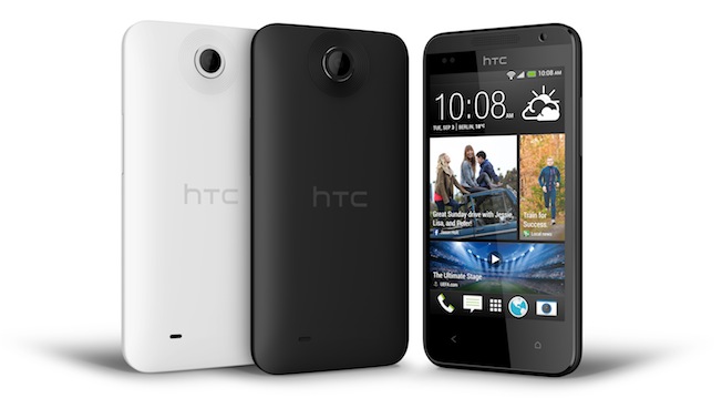 Schick - ja geradezu elegant präsentiert sich das neue Einstiegsmodell von HTC, das Desire 300.