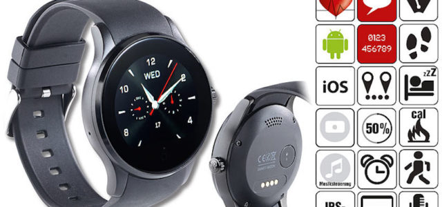 Pearl simvalley MOBILE Handy Uhr Bluetooth Smartwatch fur iOS lite DAS LIFESTYLE TECHNIK MAGAZIN