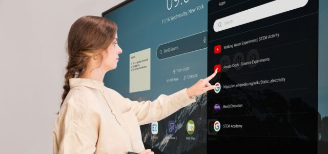 BenQ RE04 – Neue interaktive 4K-UHD-Multitouch-Displays mit Google EDLA und Android 13