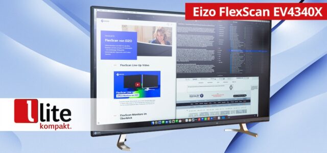 Eizo FlexScan EV4340X – 42,5-Zoll-UHD-Monitor für Profis und Multitasker