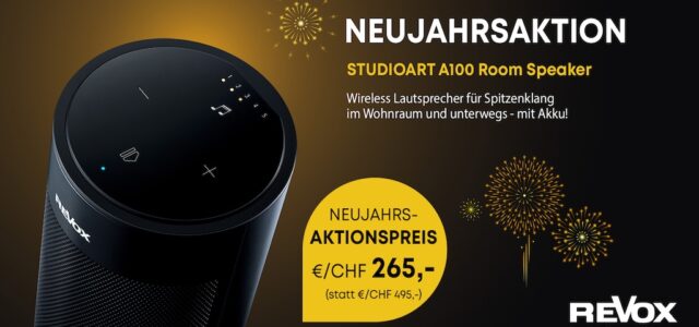 Revox STUDIOART A100 Room Speaker: Richtig guter Klang zum Neujahrs-Sonderpreis