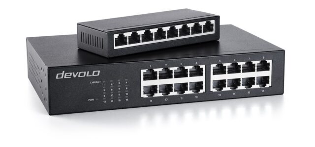 Neue devolo Ethernet Switches: Schaltzentren für ein schnelles Heimnetz